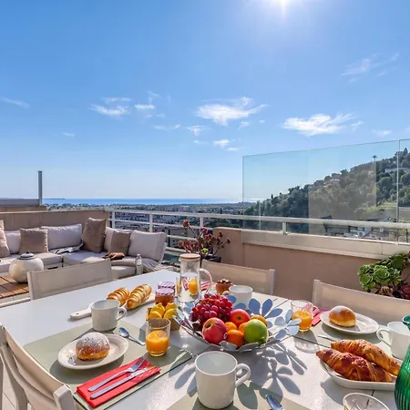 Rooftop Le Plaza - 10mn From Cannes - Happy Mandelieu